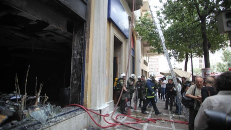 Εμπρησμός στην marfin