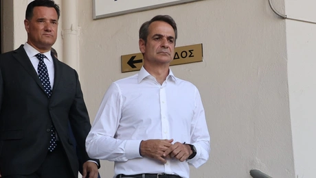 Η επίσκεψη του Κυριάκου Μητσοτάκη στο νοσοκομείο