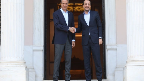 Κυριάκος Μητσοτάκης Νίκος Χριστοδουλίδης