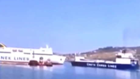 Σύγκρουση πλοίων στη Σούδα