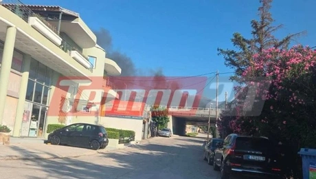 φωτια στην πατρα