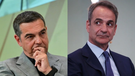 Αλέξης Τσίπρας και Κυριάκος Μητσοτάκης