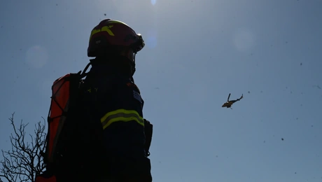 Πυροσβέστης στον Υμηττό