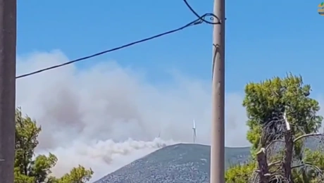 Στιγμιότυπο από το βίντεο της φωτιάς