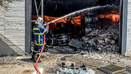 Η φωτιά στον χώρο του αποστακτηρίου
