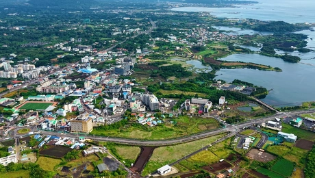 Η πόλη Jeju στο ομώνυμο νησί, Νότια Κορέα
