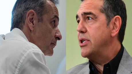Κυριάκος Μητσοτάκης και Αλέξης Τσίπρας