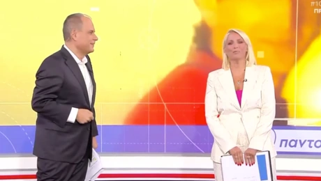 H πρώτη «καλημέρα» του Νίκου Στραβελάκη με την Κατερίνα Παπακωστοπούλου