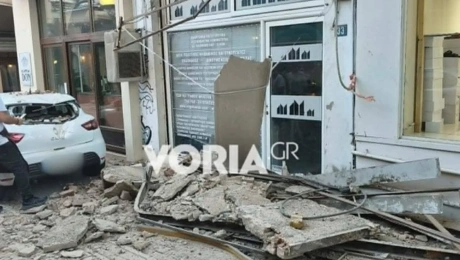 Το μπαλκόνι που κατέρρευσε