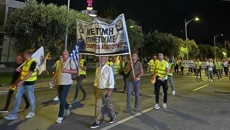 Πορεία διαμαρτυρίας ενστόλων στη Θεσσαλονίκη ενόψει ΔΕΘ