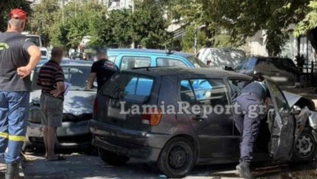 Σοβαρό τροχαίο στη Λαμία
