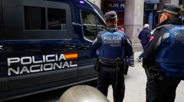 Αστυνομία σε δρόμο της Μαδρίτης