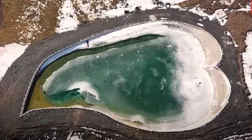 Η λίμνη της «αγάπης» στο Μέτσοβο