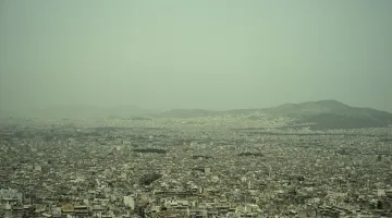 Η αφρικανική σκόνη στην Αθήνα