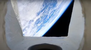Η εικόνα από την κάμερα του διαστημοπλοίου