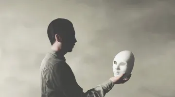 Άντρας με μάσκα