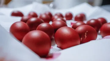 Κόκκινα αυγά του Πάσχα