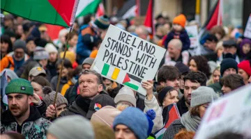 Διαδήλωση υπέρ της Παλαιστίνης στην Ιρλανδία