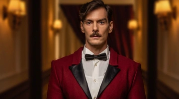 Ο Γιάννης Κουκουράκης ως Πέτρος Ασλάνογλου στη σειρά Grand Hotel στον ΑΝΤ1