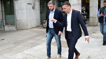 Νίκος Ανδρουλάκης και Χάρης Δούκας