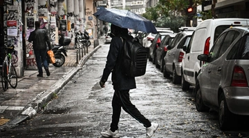 βροχη στην αθηνα