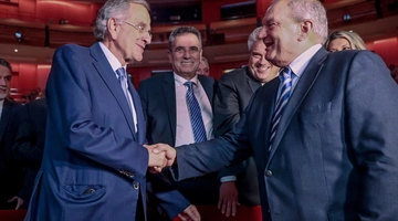 Ο Κώστας Καραμανλής και ο Αντώνης Σαμαράς