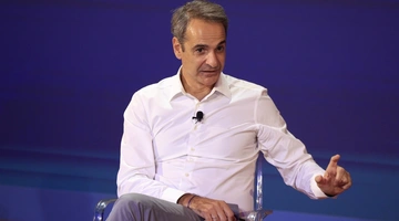 Ο Κυριάκος Μητσοτάκης σε συζήτηση με θέμα «Η ΟΝΝΕΔ των κερδισμένων ιδεολογικών μαχών, στο δρόμο του μέλλοντος»