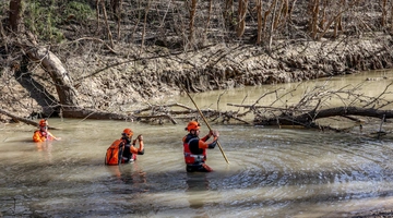 Έρευνες της ΕΜΑΚ στον Πηνειό