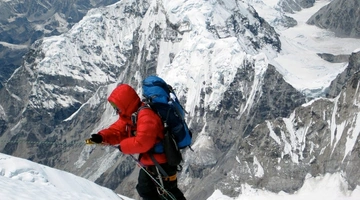 Ορειβάτης στα Ιμαλάια