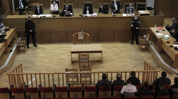 Στιγμιότυπο από δικαστήριο