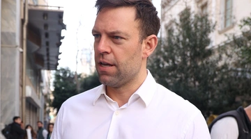 Ο πρόεδρος του Κινήματος Δημοκρατίας, Στέφανος Κασσελάκης