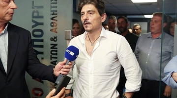 Ο Δημήτρης Γιαννακόπουλος μετά τη συνάντηση Βρούτση