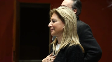 Η Μαρία Καρυστιανού σε εκδήλωση