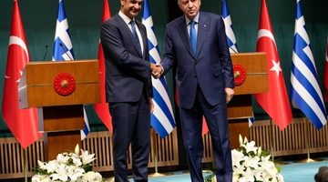 Ο Κυριάκος Μητσοτάκης και ο Ταγίπ Ερντογάν