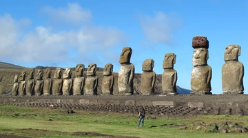 Τα αγάλματα Μοάι στο Νησί του Πάσχα