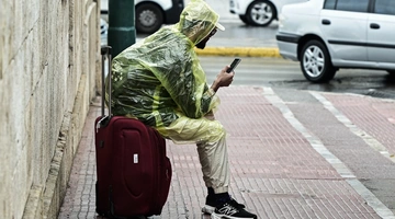 Βροχερός καιρός στην Αθήνα