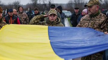 Στρατιωτική κηδεία στην Ουκρανία