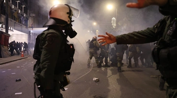 Δυνάμεις των ΜΑΤ στην επέτειο για τον Γρηγορόπουλο