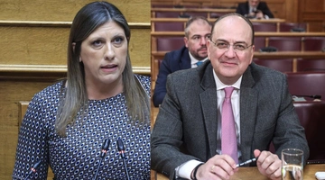 Ζωή Κωνσταντοπούλου και Μακάριος Λαζαρίδης