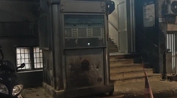 επίθεση-μολότοφ-κυψελη-αστυνομικο-τμημα