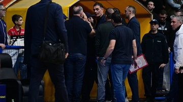 Ο Γιώργος Μπαρτζώκας στο παιχνίδι με το Περιστέρι