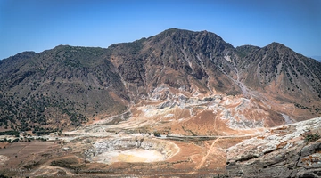 Νίσυρος Ηφαίστειο Πολυβώτης Κρατήρας Στέφανος