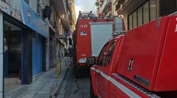 Η πυροσβεστική στο σημείο του ατυχήματος