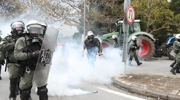 Θεσσαλονίκη ένταση με αγρότες