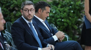 Αλέξης Τσίπρας και Νίκος Ανδρουλάκης