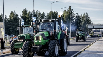 Αγρότες - τρακτέρ