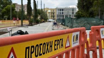 Έργα στην λεωφορό Βασιλίσσης Όλγας