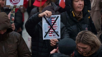 Διαδήλωση στη Γροιλανδία κατά των ΗΠΑ