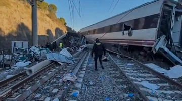 Σιδηροδρομικό δυστύχημα στην Ισπανία
