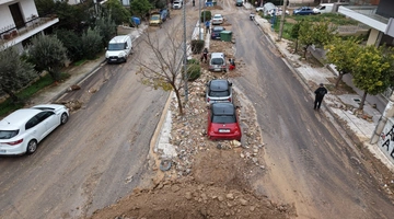 Τα αποτελέσματα της κακοκαιρίας στη Γλυφάδα